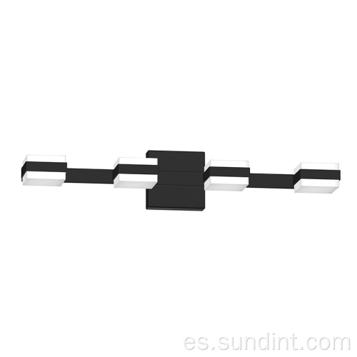 Modernos apliques de pared decorativos de la pared del cuadrado negro